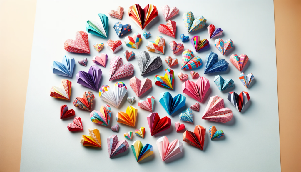 Variedad de Corazones de Papel